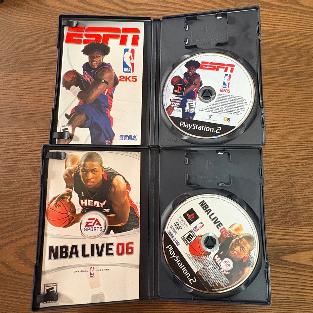 EA Sports & Sega Basketball Bundle PS2 Good NBA Live 2K5 NCAA 07 Set - Picture 4 of 6